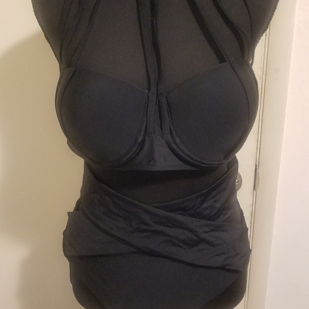 Flamingo Elegant Black Bikini Set Size L